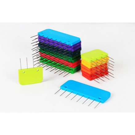 KnitPro Rainbow Knit Blockers 2 størrelser 20 stk. KnitPro Rainbow Knit Blockers 2 størrelser 20 stk.