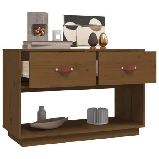 vidaXL TV-benk honningbrun 90x40x60 cm heltre furu vidaXL TV-benk honningbrun 90x40x60 cm heltre furu