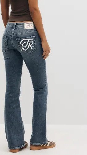 True Religion   Blå   Becca Lr Bootcut