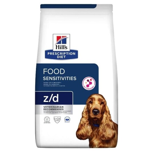 Hill's Prescription Diet z/d 3 kg Tørrfôr til hund med matallergi og fôrintoleranse