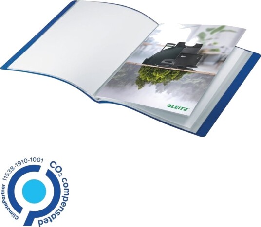 Leitz Recycle Displaybok 20 Rom 40 Visninger Bokryggbredde: 16 Mm For A4 210 X 297 Mm Kapasitet: 40 Ark Blå Leitz Recycle Displaybok 20 Rom 40 Visninger Bokryggbredde: 16 Mm For A4 210 X 297 Mm Kapasitet: 40 Ark Blå