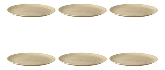 Seltmann Weiden Terra tallerken Ø 27,8 cm 6-pakning Sand Beige