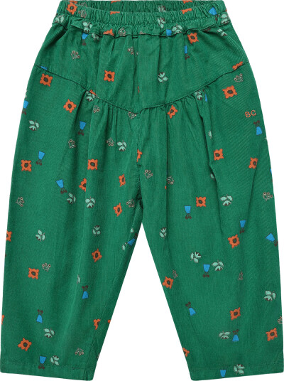 Bobo Choses Blossom All Over Corduroy Pants   Green   92