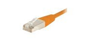 Exertis Koblingskabel Rj-45 Hann Til Rj-45 Hann 50 Cm Foliebelagt Uskjermet Tvinnet Kabelpar F/Utp Cat 6 Formstøpt Oransje