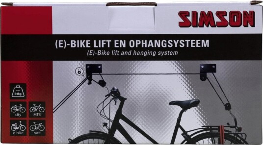 Sykkelholder Simson E-Bike Sykkelopphengssystem svart