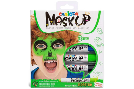 Carioca Mask Up Make-up Sticks Monster 3 stk 809493 Carioca Mask Up Make-up Sticks Monster 3 stk 809493
