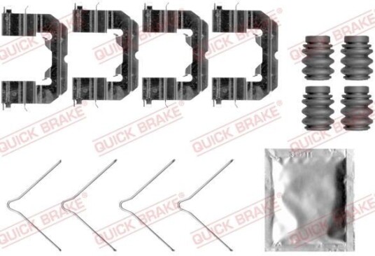 Tilbehørsett, skivebremse belegg QUICK BRAKE 109-0089