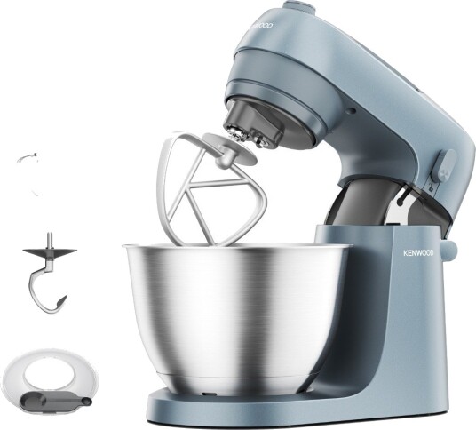 Kenwood GO Kjøkkenmaskin 800 W 4L Stormblå med Rustfritt Stål Tilbehør Kenwood GO Kjøkkenmaskin 800 W 4L Stormblå med Rustfritt Stål Tilbehør