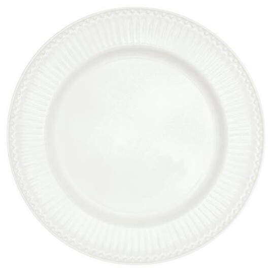 GreenGate - Alice middagstallerken 26,5 cm white