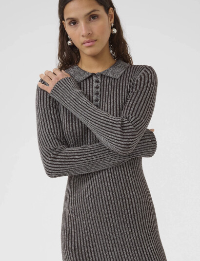 Karen By Simonsen Kbulima Polo Dress   Black   M