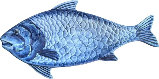 Caja Company Spoon Rest Blue Trout - BLUE - 26.5X14 cm.H2 cm