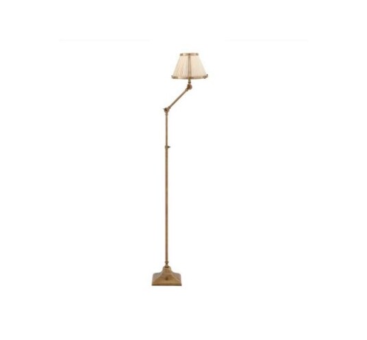 Gulvlampe Brunswick, messing