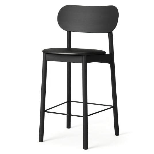 Decotique Elephant Barstol Sort / Sort Skinn