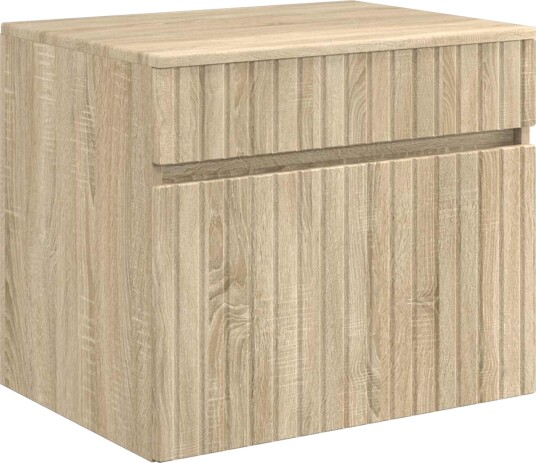 Vegghengt Badskap Sonoma eik 59 x 44,5 x 50 cm Konstruert tre Vegghengt Badskap Sonoma eik 59 x 44,5 x 50 cm Konstruert tre