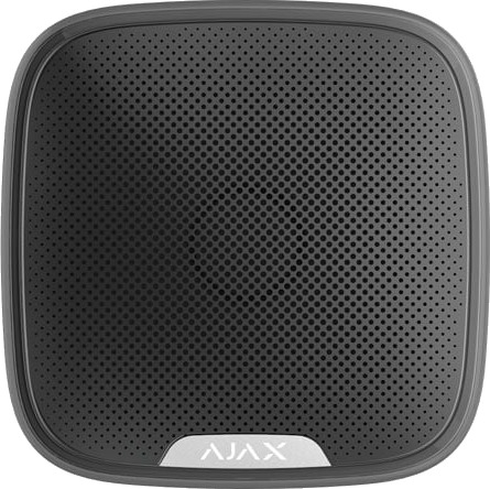 Ajax StreetSiren Alarmsirene Svart Ajax StreetSiren Alarmsirene Svart