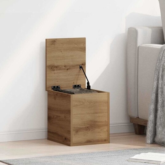  Oppbevaringsboks Artisan i Eik 30x35x35 cm laget av konstruert tre
