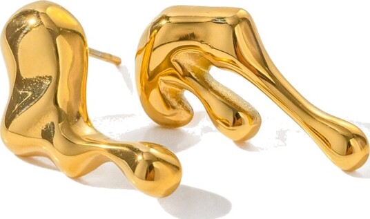 Céleste Earrings Olara 18K Gold