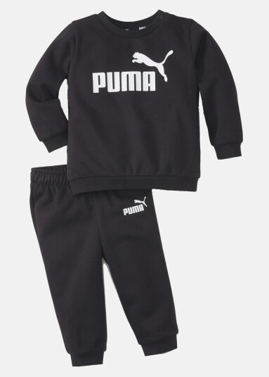 Puma Minicats Ess Crew Jogger Fl Cotton Black 68 Joggesett Puma Minicats Ess Crew Jogger Fl Cotton Black 68 Joggesett