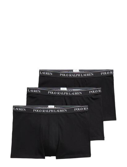 Polo Ralph Lauren Classic Stretch Cotton Trunk 3-Pack - Black - XXXL Polo Ralph Lauren Classic Stretch Cotton Trunk 3-Pack - Black - XXXL