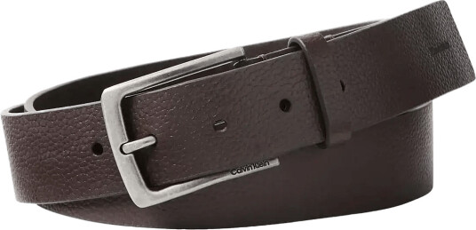 Calvin Klein Casual Pin Buckle Pebble 35Mm Brown 115