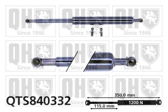 Baklukedemper QUINTON HAZELL QTS840332