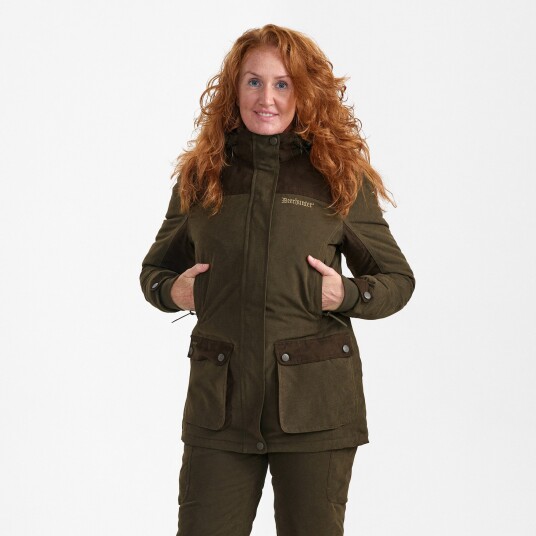 Deerhunter Lady Eagle Winter Jacket Women Tarmac Green 46