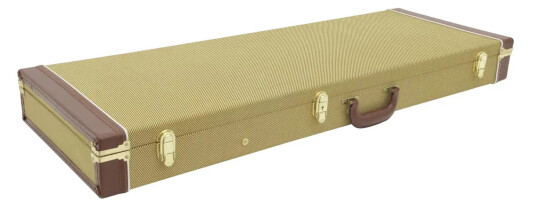 Dimavery Wood Case For E-Guitars, Tweed