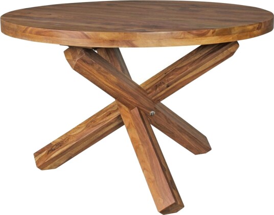 Spisebord Wohnling Rund 120 cm heltre landlig stil Rosentre - Rosentre