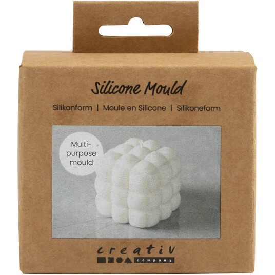 Silicone Mould - Square With Bubbles  371191 