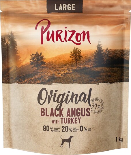 Purizon Large Black Angus Tørrfôr Kalkun 1kg