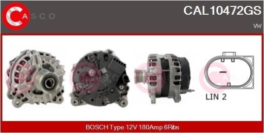 Dynamo CASCO CAL10472GS Dynamo CASCO CAL10472GS