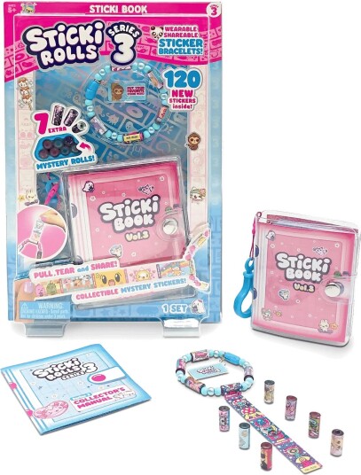 Sticki Rolls Sticki Rolls Sticki Book S3 - MULTI COLOUR - One Size