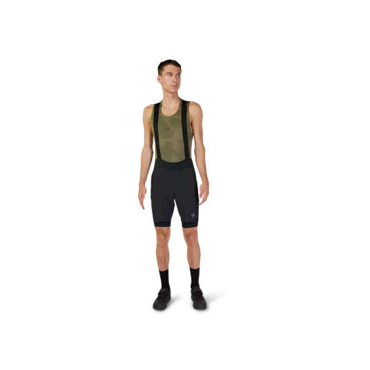 FOX Flexair Ascent bibshorts med pute sort herre