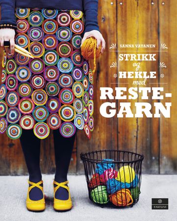 Strikk og hekle med restegarn Innbundet Pent brukt bok