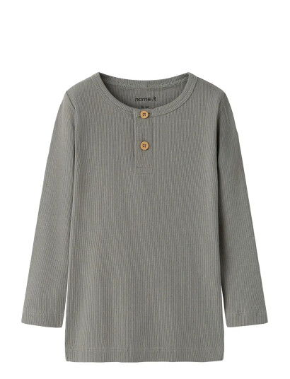 Name It Nmmkab LS Topp Genser Grå Barneklær 110