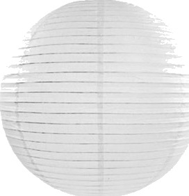 Hvit Papirlanterne Papirlykt 20 cm Hvit Papirlanterne Papirlykt 20 cm