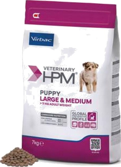 Virbac tørrfôr Puppy Hpm Medium Large 7 Kg