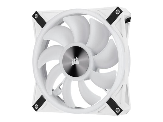 Corsair iCUE QL140 RGB 140mm kabinettvifte med 26 dBA støynivå - Hvit