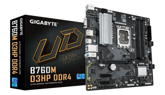 Gigabyte B760M D3HP Hovedkort Micro ATX med LGA 1700 og DDR4 RAM