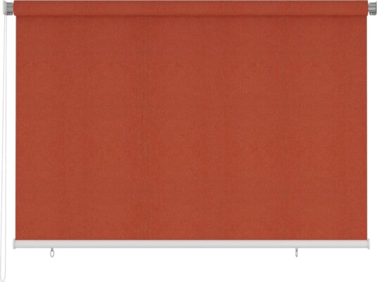 vidaXL Utendørs rullegardin 225 (B) x 140 (H) cm terrakotta HDPE