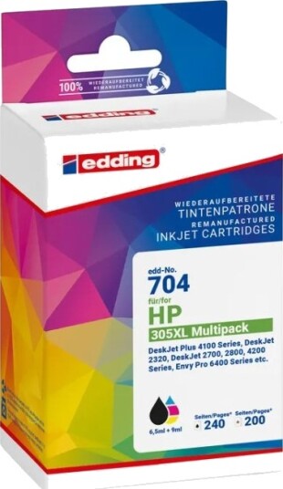 Edding Edd 704 Sort Cyan Fiolblå Gult 6,5 Ml 9 Ml 2 Stykker 240 Sider Dobbelpakke Edding Edd 704 Sort Cyan Fiolblå Gult 6,5 Ml 9 Ml 2 Stykker 240 Sider Dobbelpakke