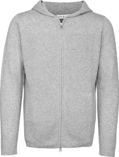 Ferner Jacobsen Full Zip Hoodie Cashmere Men - Medium Grey