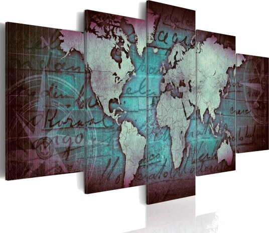 Bilde Sapphire Map 100x50 Artgeist sp. z o. o.