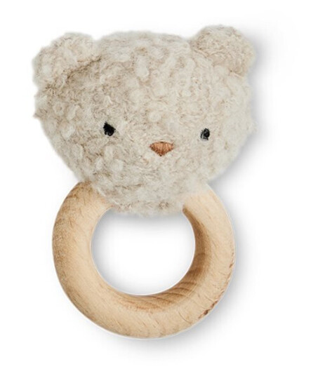 Smallstuff Rangle bamse bouclè merino uld nature 40008 81
