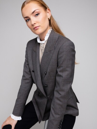 Rebeloup Ambre DB Blazer Brun 40 Rebeloup Ambre DB Blazer Brun 40