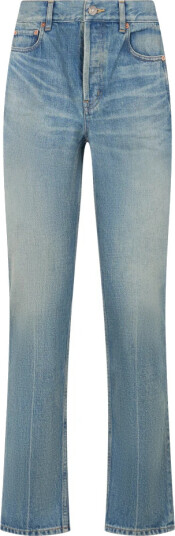 Saint Laurent Dame Jeans Blå W25,