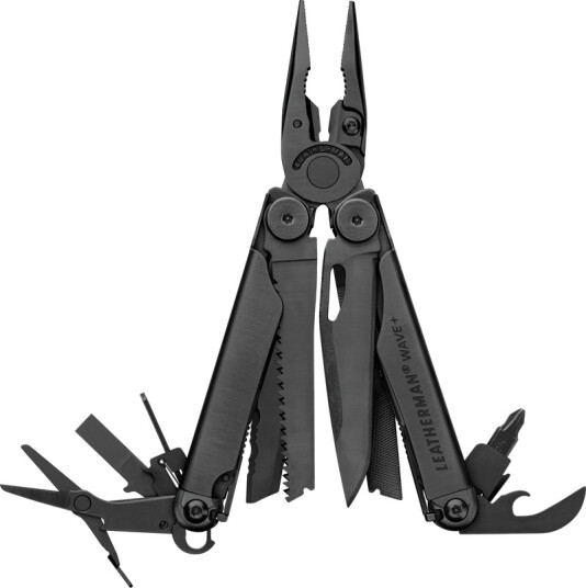 Leatherman Multiverktøy Wave+ Svart med Utskiftbare Avbitere Leatherman Multiverktøy Wave+ Svart med Utskiftbare Avbitere