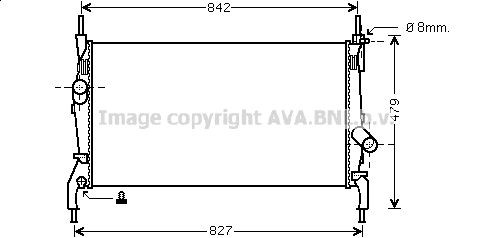 Radiator AVA Clever Choice FDA2405 Radiator AVA Clever Choice FDA2405