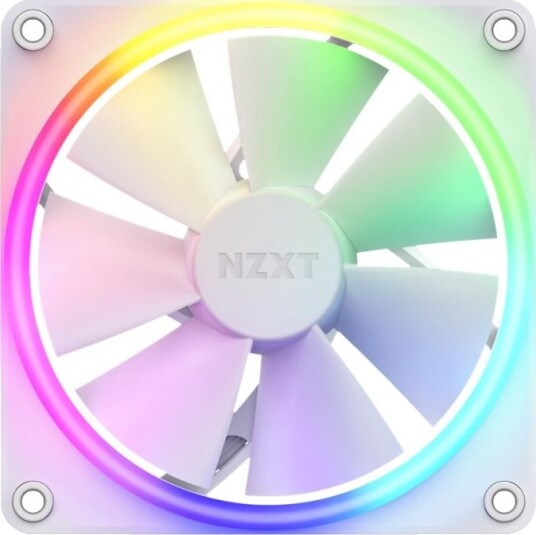 Nzxt F Series F120 Rgb Duo Kabinettvifte 120mm Hvit Nzxt F Series F120 Rgb Duo Kabinettvifte 120mm Hvit
