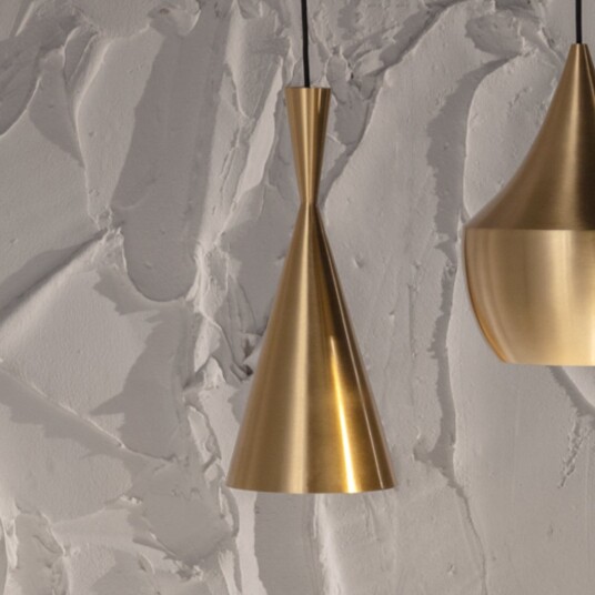 Hengelampe Tom Dixon Beat dimmbar Gull / Messing Stue Messing Design 36 Gull / Messing